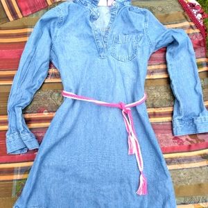 Girls Blue Jean Dress
